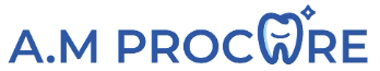 AM Procare — dental logo with smiling molar icon