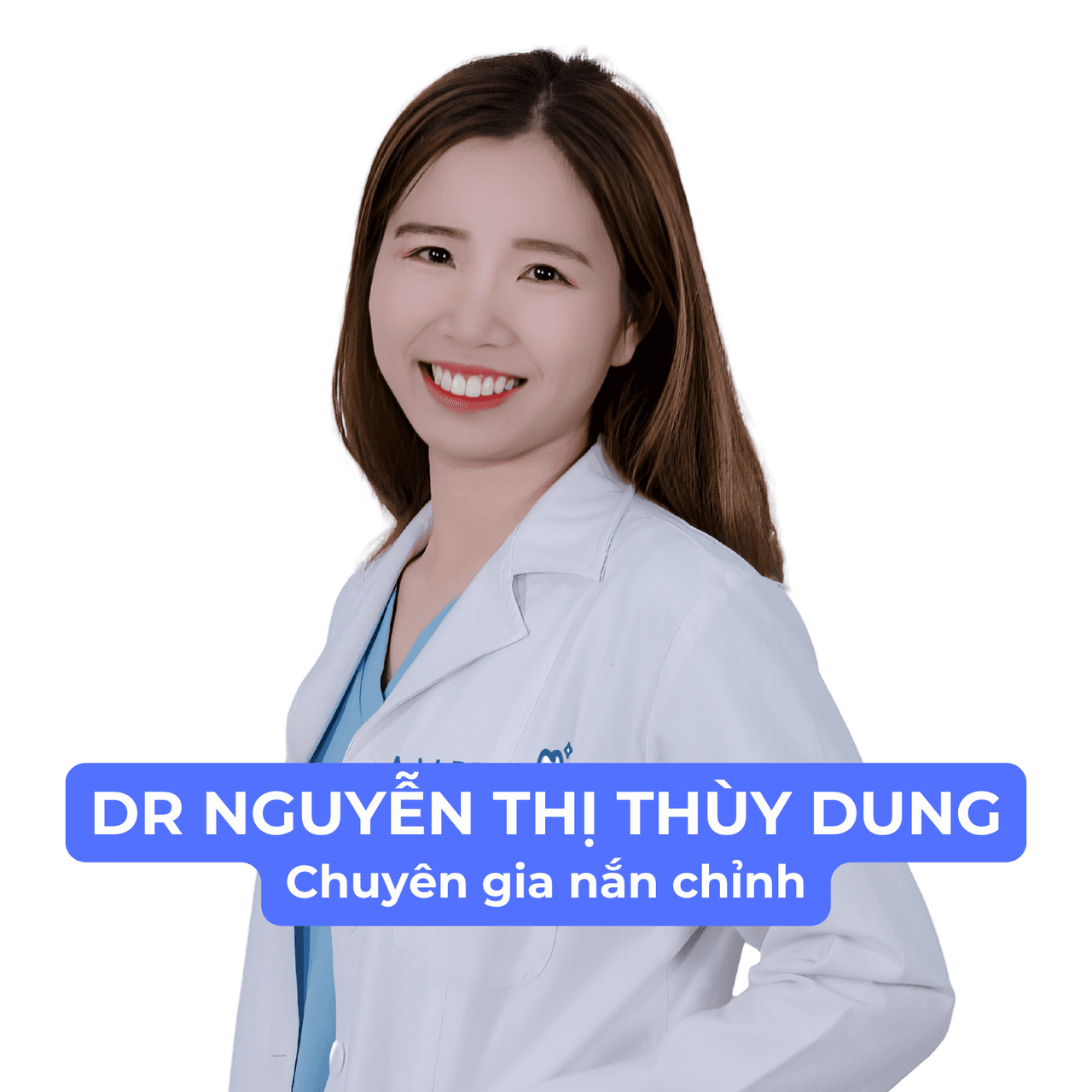 Portrait of Dr. Nguyen Thi Thuy Dung — clinical team, white coat — AM Procare Premium.