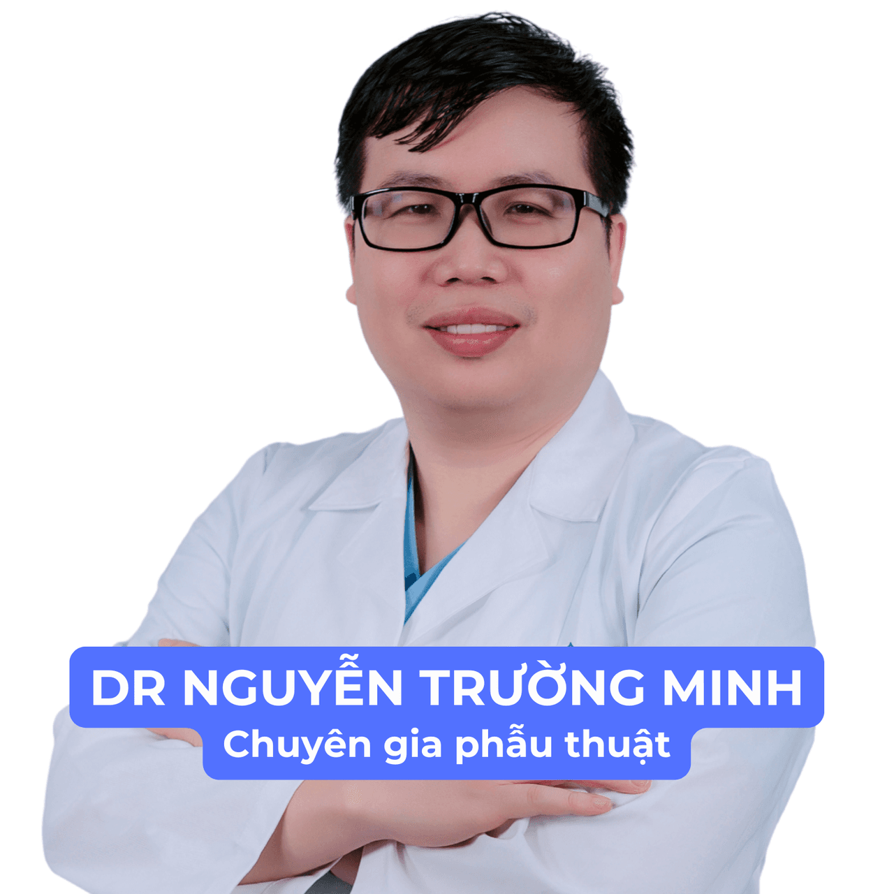 Portrait of Dr. Nguyen Truong Minh in a white clinical coat — AM Procare Premium.